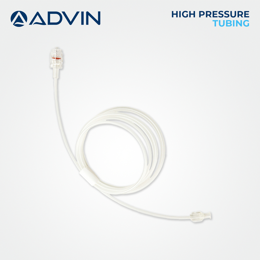 High Pressure Tubing - Soft Kink Resistant PVC Male & Female Luer Lock Connectors Sterile & Individually Packed 500 psi to 120 psi