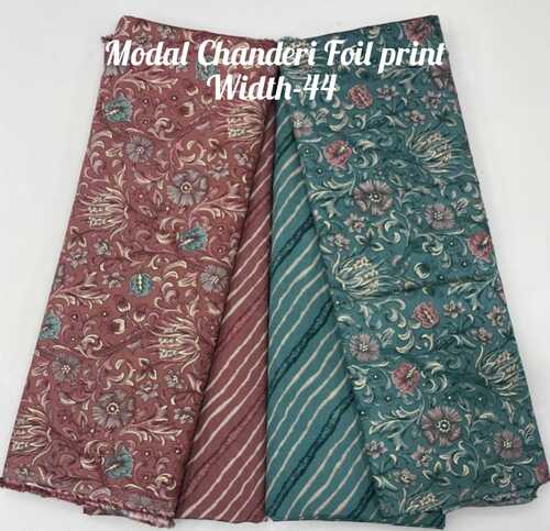 CHANDERI FOIL PRINT