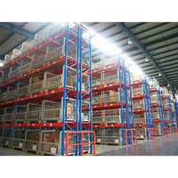 Modular Heavy Duty Storage Rack - Color: Blue And Orange