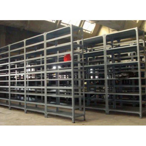 Grey Aluminum Slotted Angle Rack