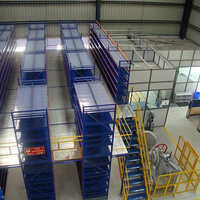 Aluminium Multi Tier Storage Racks - Aluminium, 15-20 Feet High, Blue Color | Double-sided Shelves, 200-250 Kg Load Capacity, Ideal For Industrial And Warehouse Use