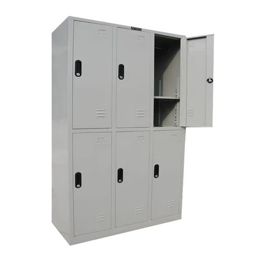 Grey 6 Door Locker