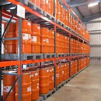 Iron Drum Storage Rack