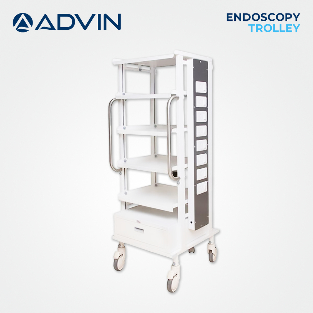 Steel Endoscopy Trolley
