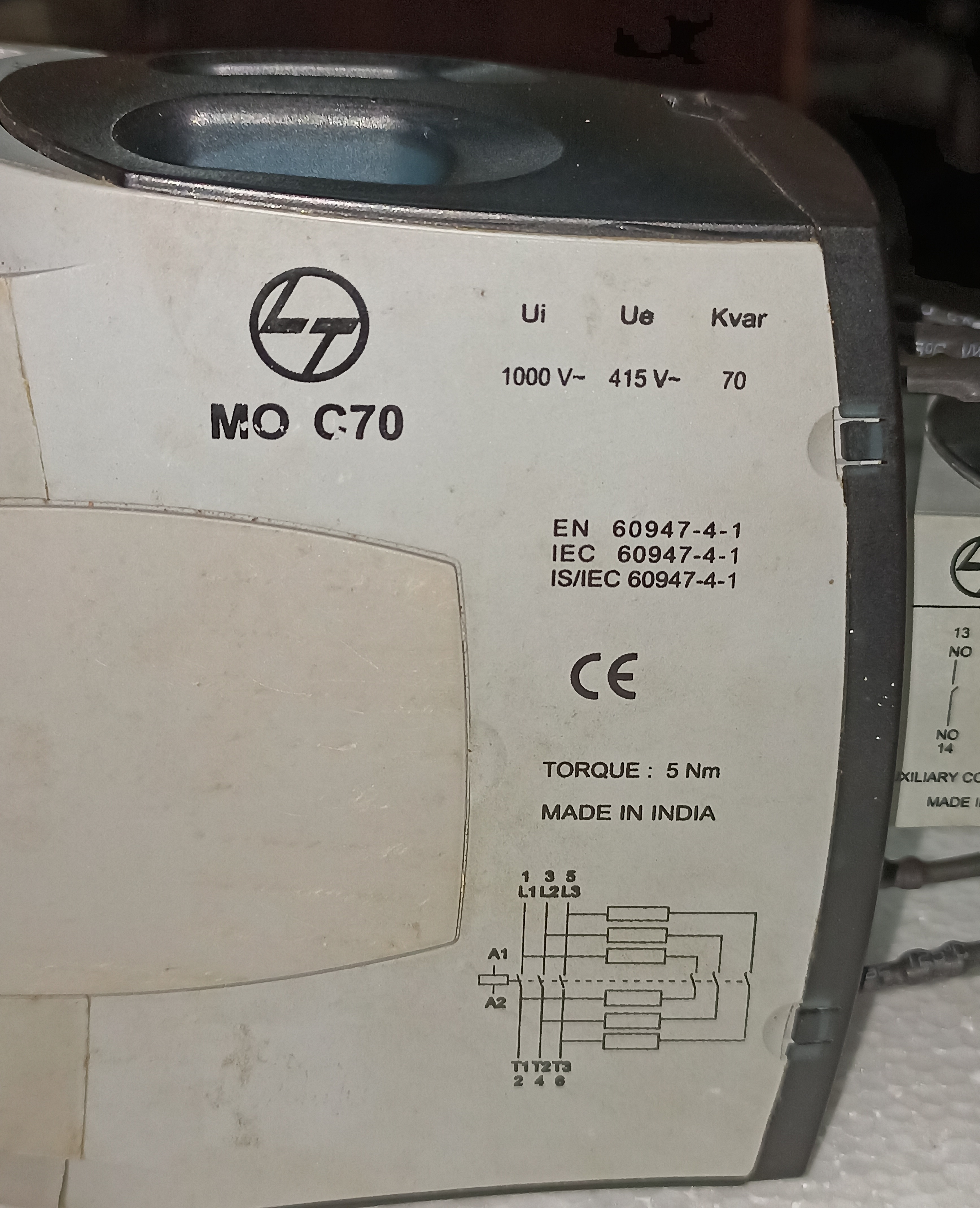 LT NEW MO C70 CAPACITOR CONTACTOR