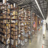 Conventional Pallet Racking - Steel, Single Sided, Black Finish | Optimized For Commercial And Industrial Warehouse Storage, 1000 Kg Weight Capacity