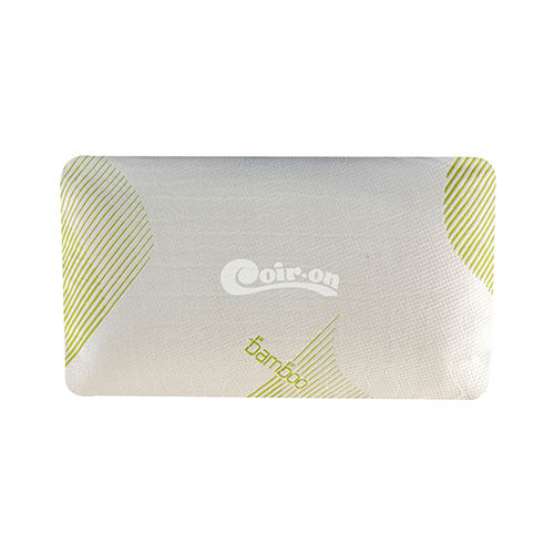 White & Green Bamboo Pillow