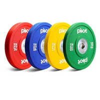 Olympic Bumper Plate - Rubber, 2.5 Kg, Round Shape | Eco Friendly, Adjustable, Commercial Grade, Manual Operation, Warranty Included