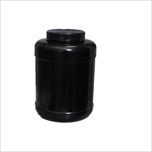 Black Plastic Container Jar