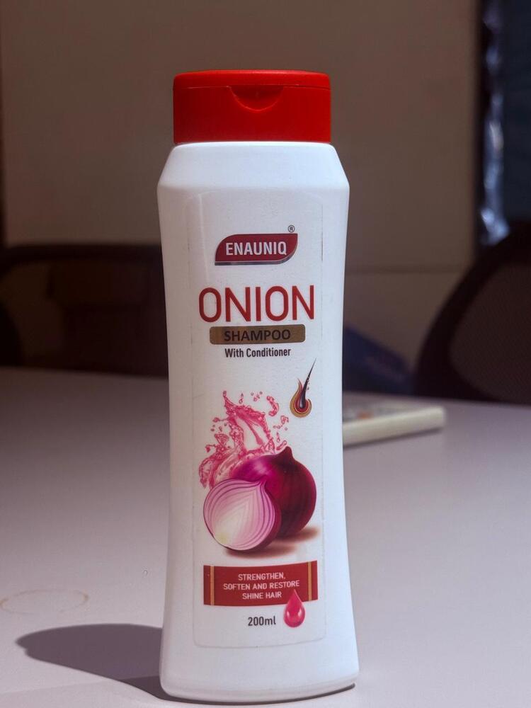 ONION SHAMPOO - Cream Form, White Color | Boosts Hair Growth, Reduces Hair Fall