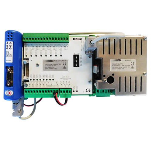 Serial Converter - Electronic Power Supply Silver-White-Green Color High Functionality for Industrial Use
