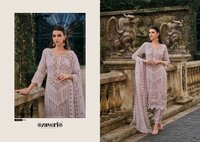 Fancy Organza Pakistani Style Suit with Embridery and Moti work