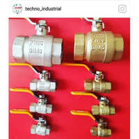 Techno Make Brass & S S Ball Valve& Strainers - Application: Fluid Control