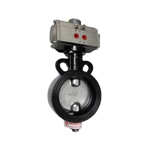 Cast Iron Butterfly Valve Wafer Type (Pneumatic Actuator )