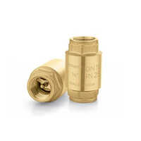 Brass Spring Loaded Check Valve - Application: Water Gas And Oil Systems