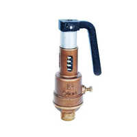 Bronze Spring Loaded Safety Valve Open Discharge