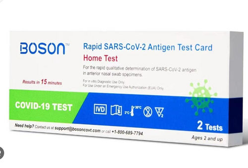 Boson Rapid SARS-CoV-2 Antigen Test Card