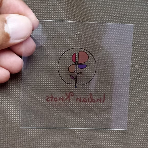 Transparent PVC Hang Tag