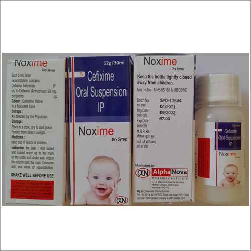 Cefixime 50 Mg Suspension General Medicines