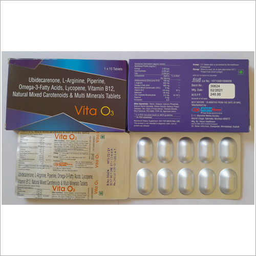 Vita O3 Tablets (Ubidecarenone) General Medicines