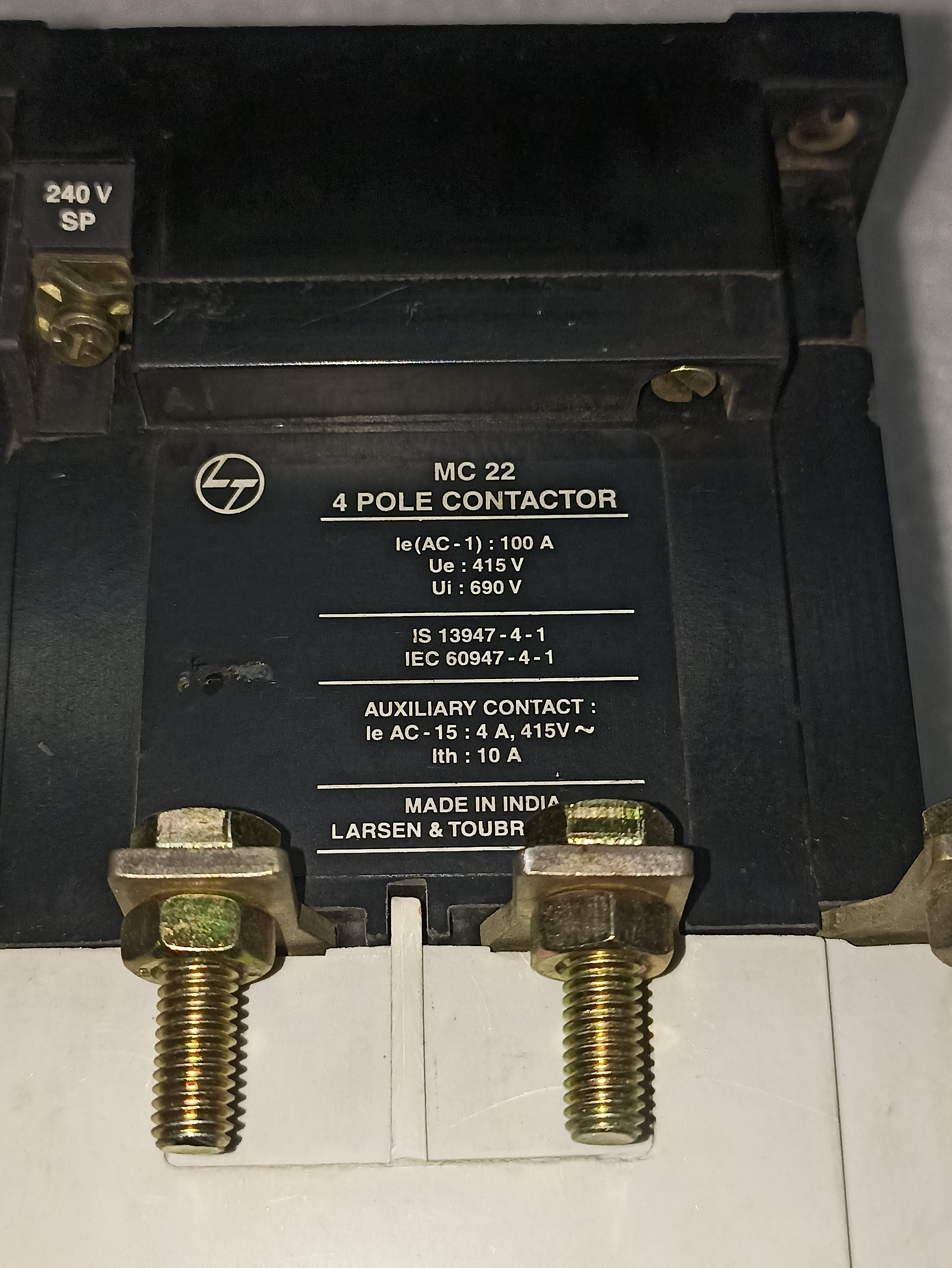 LT MC-22 4-POLE CONTACTOR