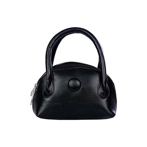 Ladies Black Leather Hand Bag