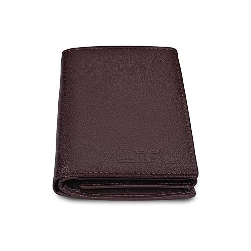 Amazon.com: SENDEFN Wallets for Men with Coin Pocket Genuine Leather RFID  Blocking Bifold Wallet : Clothing, Shoes & Jewelry