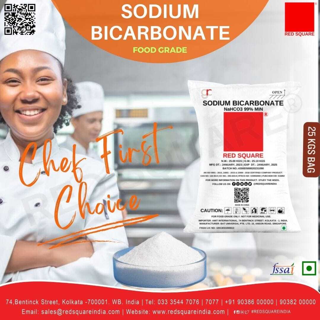 Sodium Bicarbonate - Food Grade - RED SQUARE