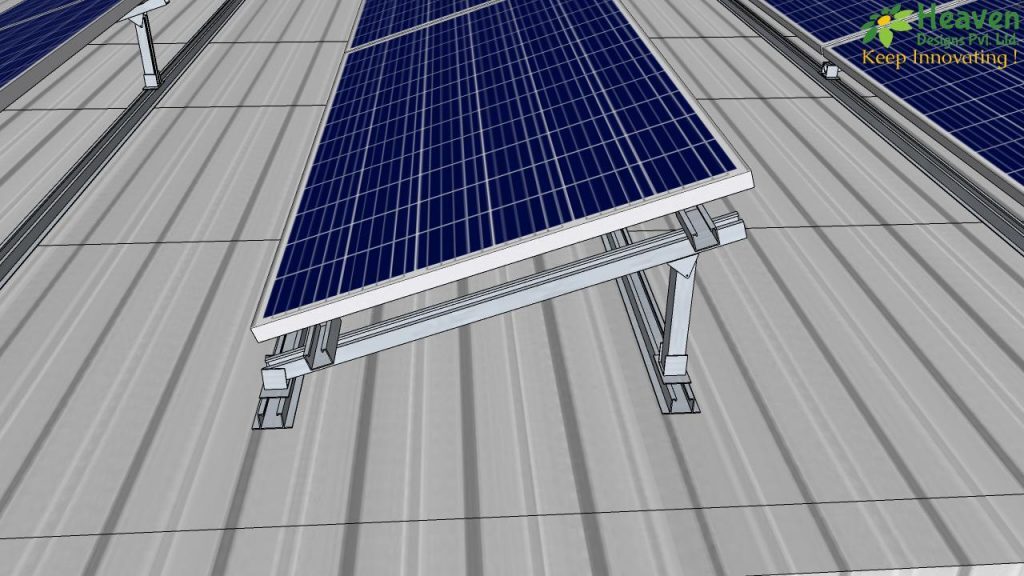 ON GRID TIN SHED ROOF TOP SOLAR POWER PLANT