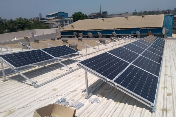 ON GRID TIN SHED ROOF TOP SOLAR POWER PLANT