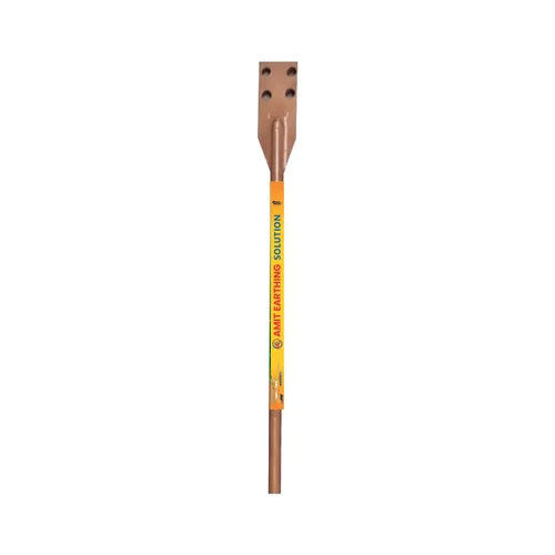 Copper Bonded Earthing Rod - 3000 mm Length, 17.2 mm Diameter | High-Quality Copper Bonded Steel, Non-Corrosive Coating, Ideal for Industrial Applications