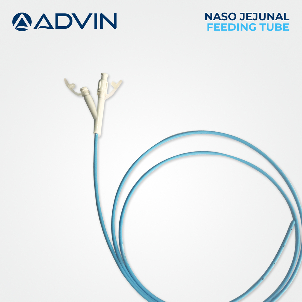 Naso Jejunal Feeding Tube - Sterile, Single Use | Enhanced Patient Comfort, Smooth Surface for Better Insertion, Manual Operation, Real-Time Use