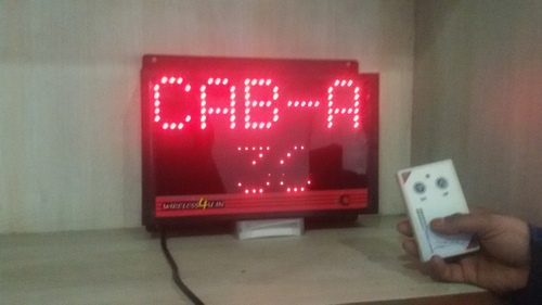 token display wireless remote