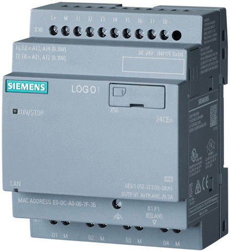 SIEMENS LOGO 6ED10522CC080BA1 24CEo 8DI 4AI 4DO 400 Blocks