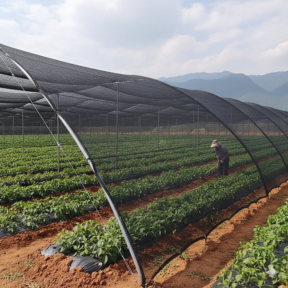 Green Shade Net - Finish: Coated