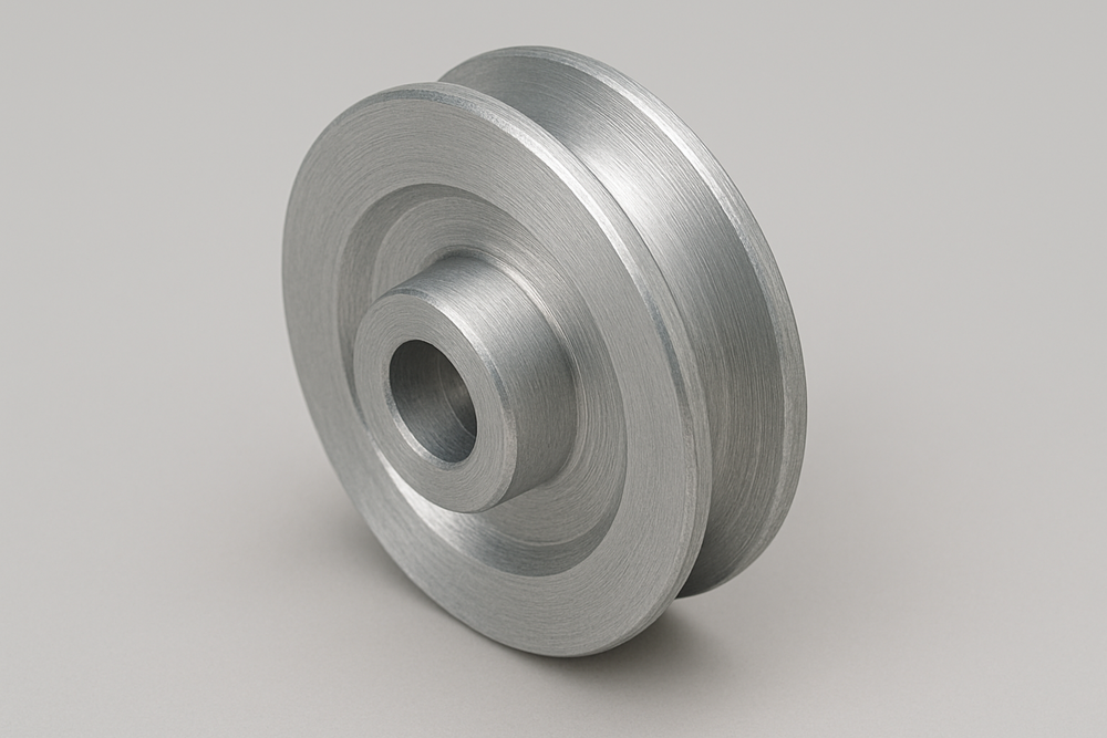 8 Mm Aluminum Bush Pulley - Color: Sliver