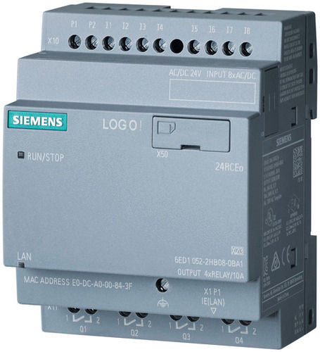 SIEMENS LOGO 6ED10522HB080BA1 24RCEO 8DI 4DO 400 Blocks