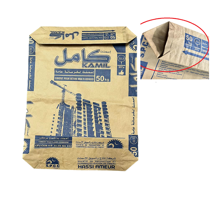 Kraft Paper Cement Bag Making Machine Sack Bag Machine with Big S Compaction Outputting