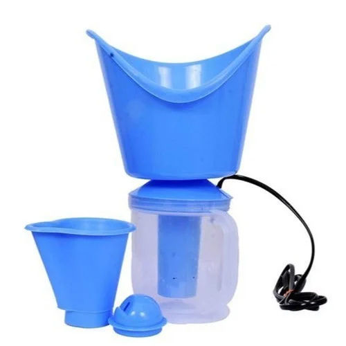 Blue-transparent Plastic Facial Steamer