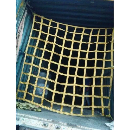 Yellow Container Cargo Net