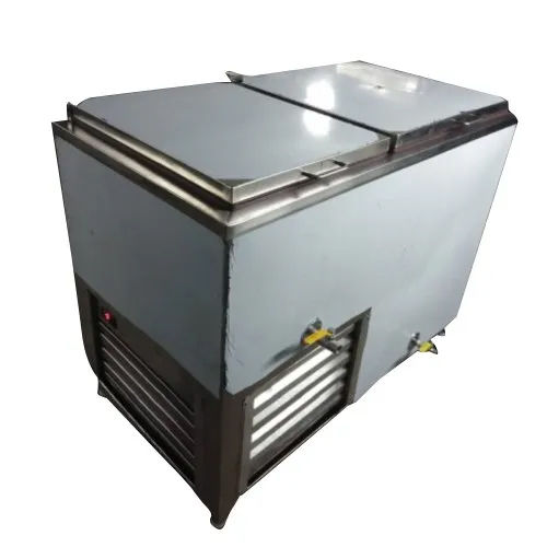 Silver-White Stainless Steel Milk Chiller