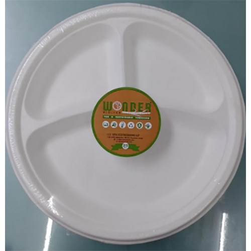 10 3CP ROUND PLASTIC PLATE 50PCS IN SHRINK
