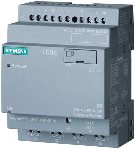 SIEMENS LOGO 6ED10522FB080BA1 230RCEO 8DI 4DO 400 Blocks