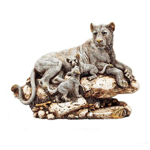 Craftvatika Tiger Statue With Family Animal
