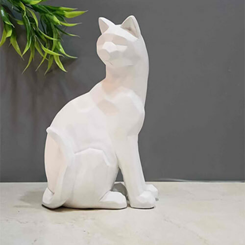 Craftvatika Polyresin Cat Statue
