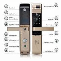 Smart Door Lock 4115 A Broun - Application: Access And Attendance  Control System