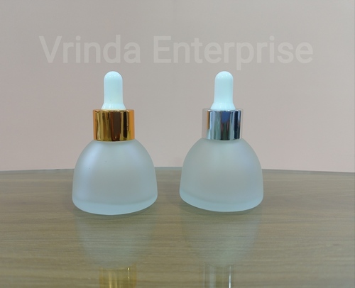 30ML JH Clear Frosted Glass Dropper Bottle