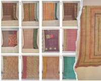 Super Fine Vintage Kantha Quilt - Material: 100% Cotton