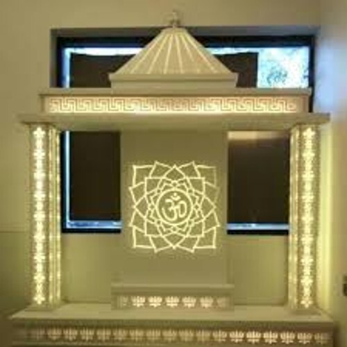 Corian swastik mandir
