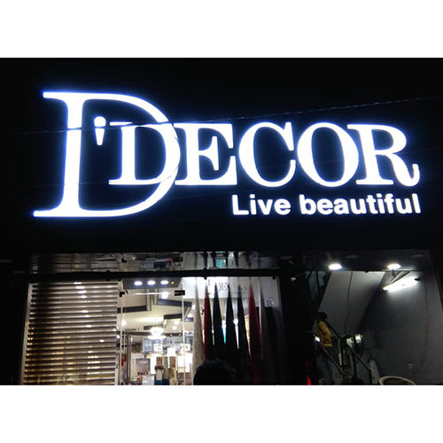 Acrylic 3D Letters Signage Sign Board Application: Commercial